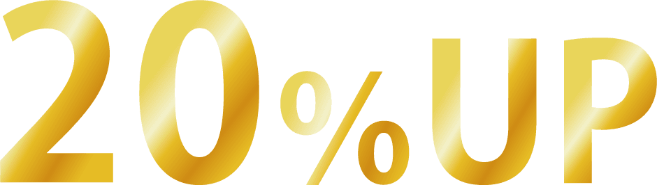 20%UP